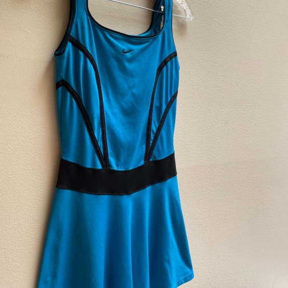 Nike  Women's Blue & Black Small Dry-Fit Tennis / Golf Dress - Picture 3 of 6